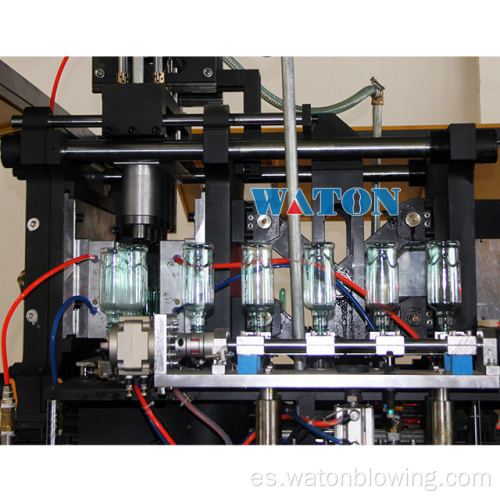 Máquina para fabricar botellas elásticas completamente automática de 4 cavidades